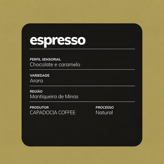 Café Especial - Espresso Chocolate e Caramelo