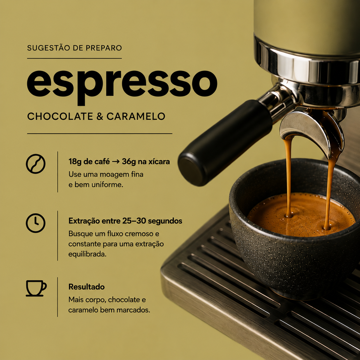 Café Especial - Espresso Chocolate e Caramelo